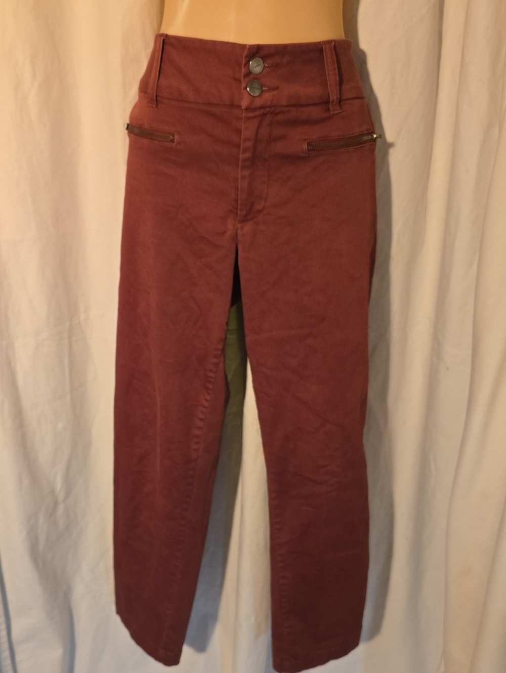 Tinsel Mauve Pink Double Button Ankle Pants Size 31